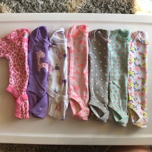 LOT OF 7! Preemie Onesies!